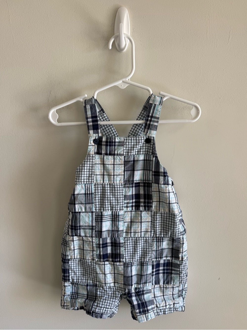 Janie and Jack Patchwork Overalls